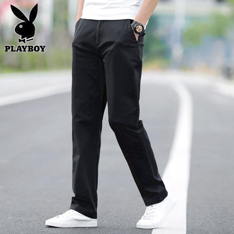 

Повседневные хлопковые брюки прямого кроя для мужчин Playboy 36