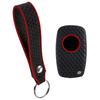 Silicone Key Case Cover For FIAT 500 Panda Stilo Ducato Punto Doblo Bravo 3 Buttons Protected Holder Fob Bag Accessories