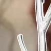 Creative Branch-Shaped Flower Insert Brooch Jewelry DIY Clothing Corsage Metal Branch Pins For Brooches With Insert Flowers