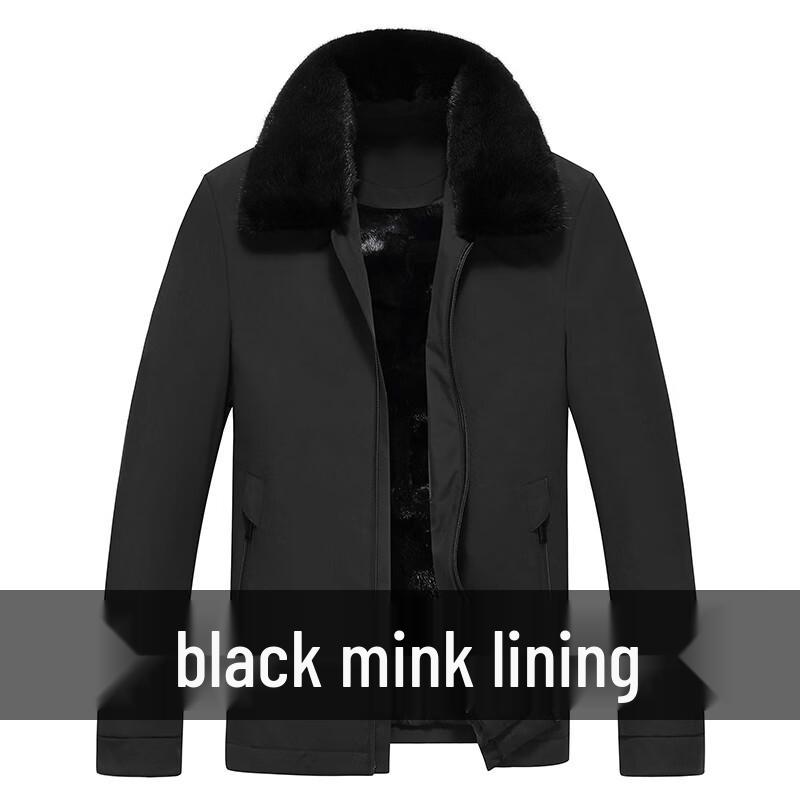 

Kaiser Men s Mink Fur Lined Parka Coat 5XL