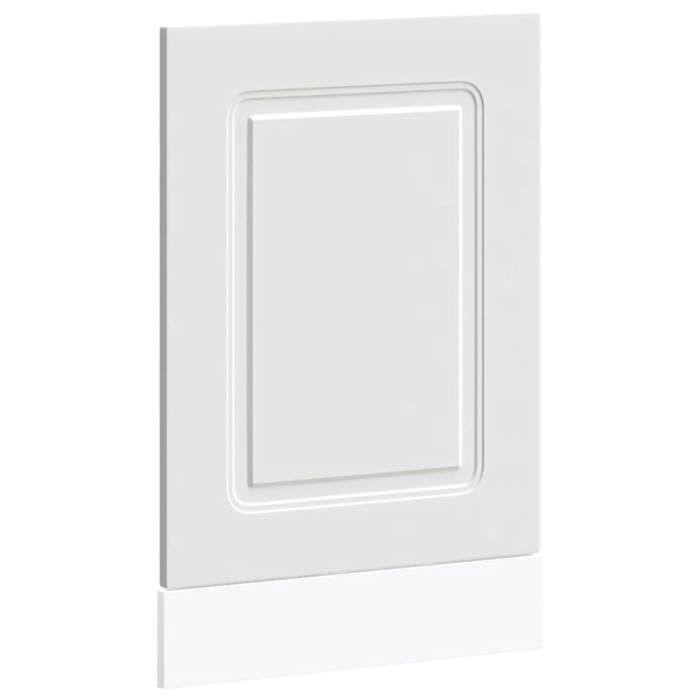 VidaXL Panneau de lave-vaisselle Kalmar blanc 45x1,5x67 cm, panneau avant de lave-vaisselle, panneau, panneau de porte avant 853647