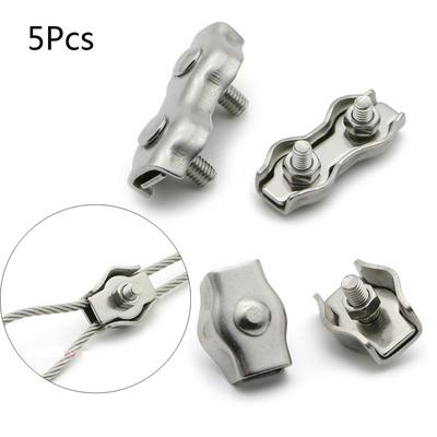1/2-Post Wire Rope Clamp Caliper Stainless Steel Cable Tensioners Anti-Slip Bolt Clip Rope Simple Grip Fixing Tool