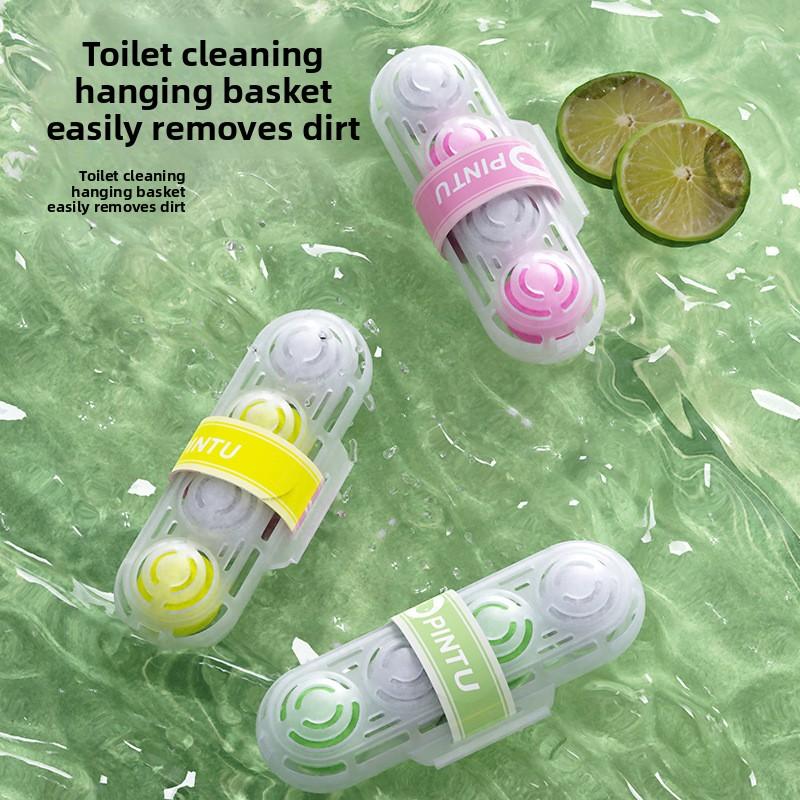 Domácí koupelnový deodorant čistič toalet závěsný košík závěsný čistič toaletní mísy