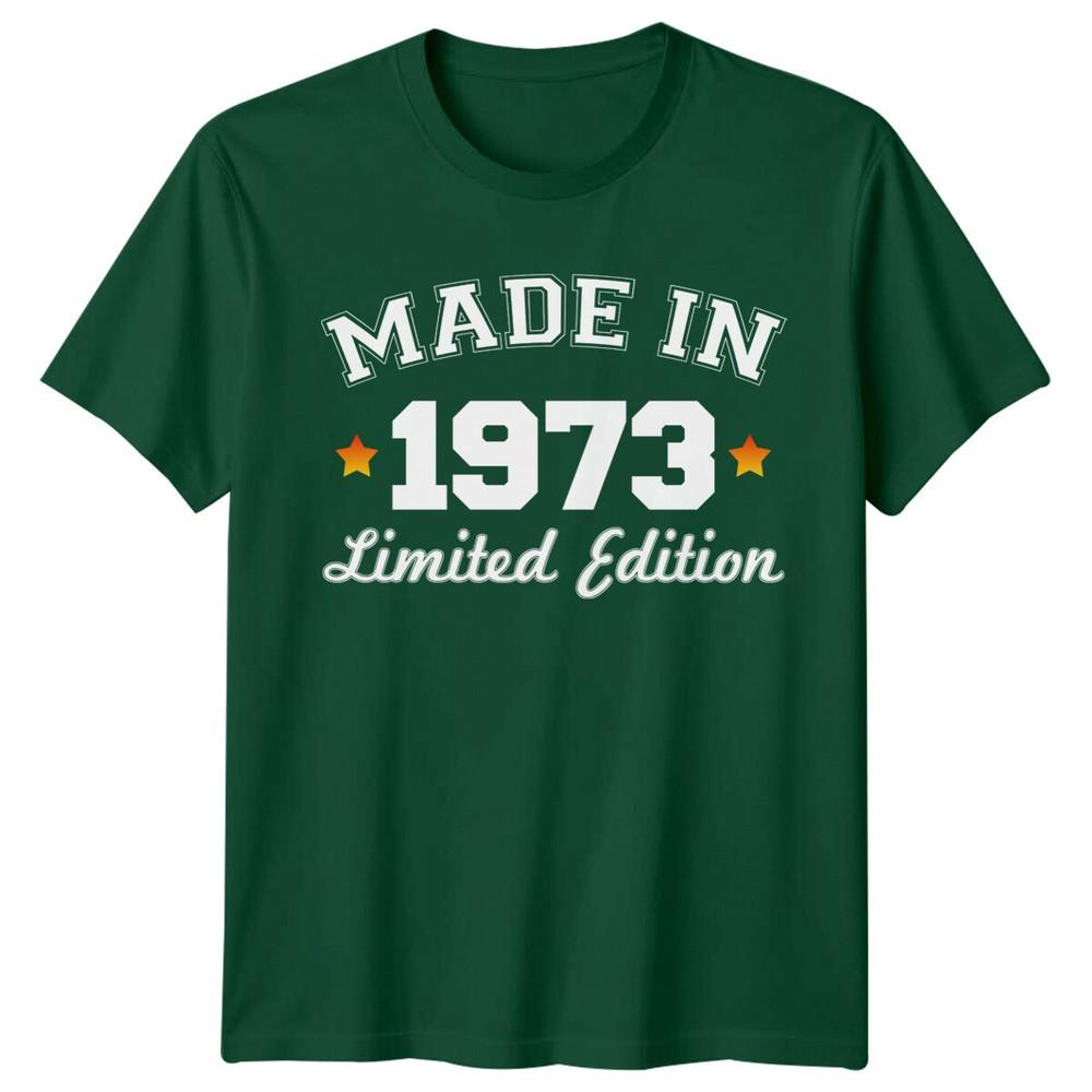 Made In 1973 Unisexs T Shirt 53rd Birthday Gift Vintage Limited Edition S