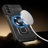 Luxury Magsafe Magnetic Wireless Charging Armor Case For Samsung Galaxy A25 Military Finger Ring Holder Protective Case