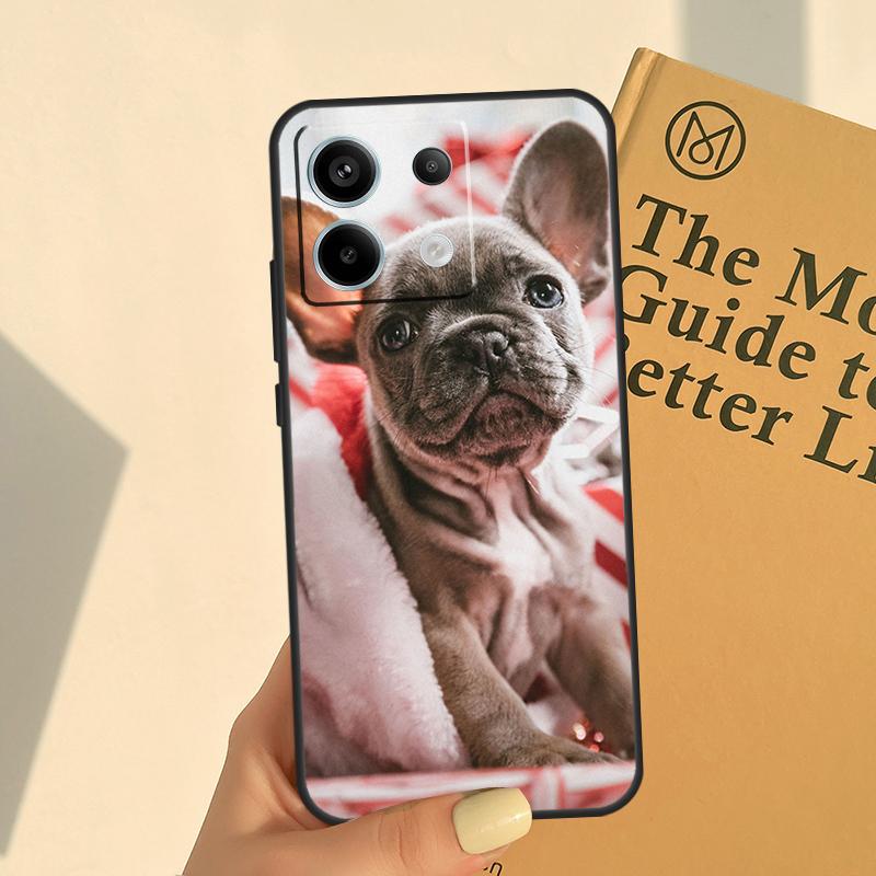 French Bulldog Dog Cover For Xiaomi Redmi Note 11 10 12 13 14 Pro 11S 12S Case For Redmi 15C 10C 13C 12C 14C 15