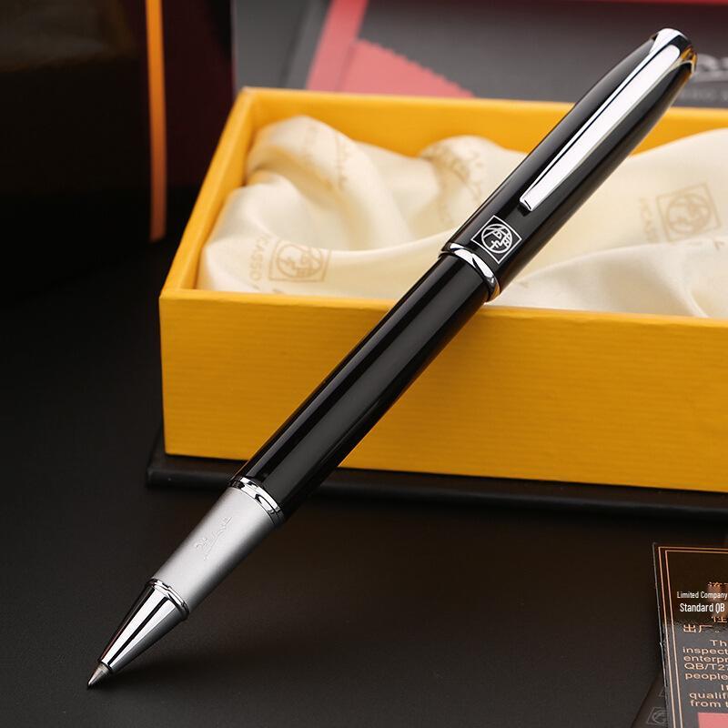 Picasso 916 Rollerball Pen: Men's Business Office Metal Ballpoint with Engraving Gift Box.