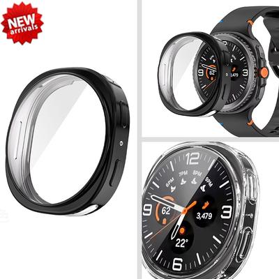 Screen Protector Case For Samsung Galaxy Watch 8 40mm / 44mm Soft TPU Face Cover All-Around Protective Bumper Accessories