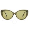 Green Cat Eye Ladies Sunglasses Be4407 4090 2 54