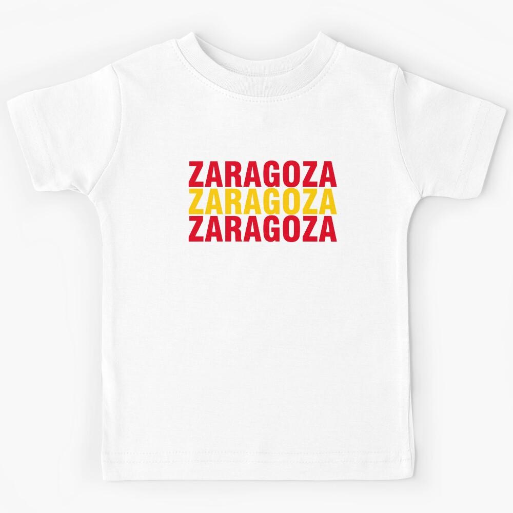 Zaragoza with colores of Spain Kids T-Shirt 120