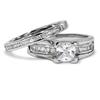 Couple Engagement Wedding Zircon Ring.