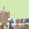 Wallpaper Fabric Pattern Lime and White for Living Room and Bedroom 50x1000
