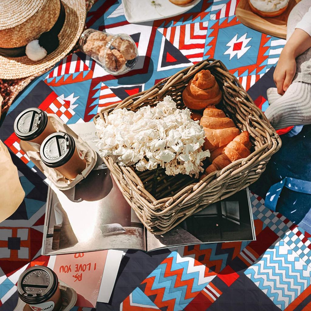 VicBre Leisure Picnic Convenient Convenient To Blossom Festival Sheet, Thick, Lightweight, Waterproof, 200200cm, Sheet, Storage, Foldable, Compact,