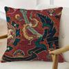 Double Sided Vintage Persian Rug Throw Pillow Cover Boho Turkish Kilim Print Decorative Cushion Case For Couch Home Decor