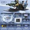AI PC Portable 15,6"2-en-1 Tactile Full HD,AMD Ryzen 5 7430U(jusqu'à 4 Ghz),DDR4 16G0 RAM 512Go SSD,Windows11 PRO,HDMl