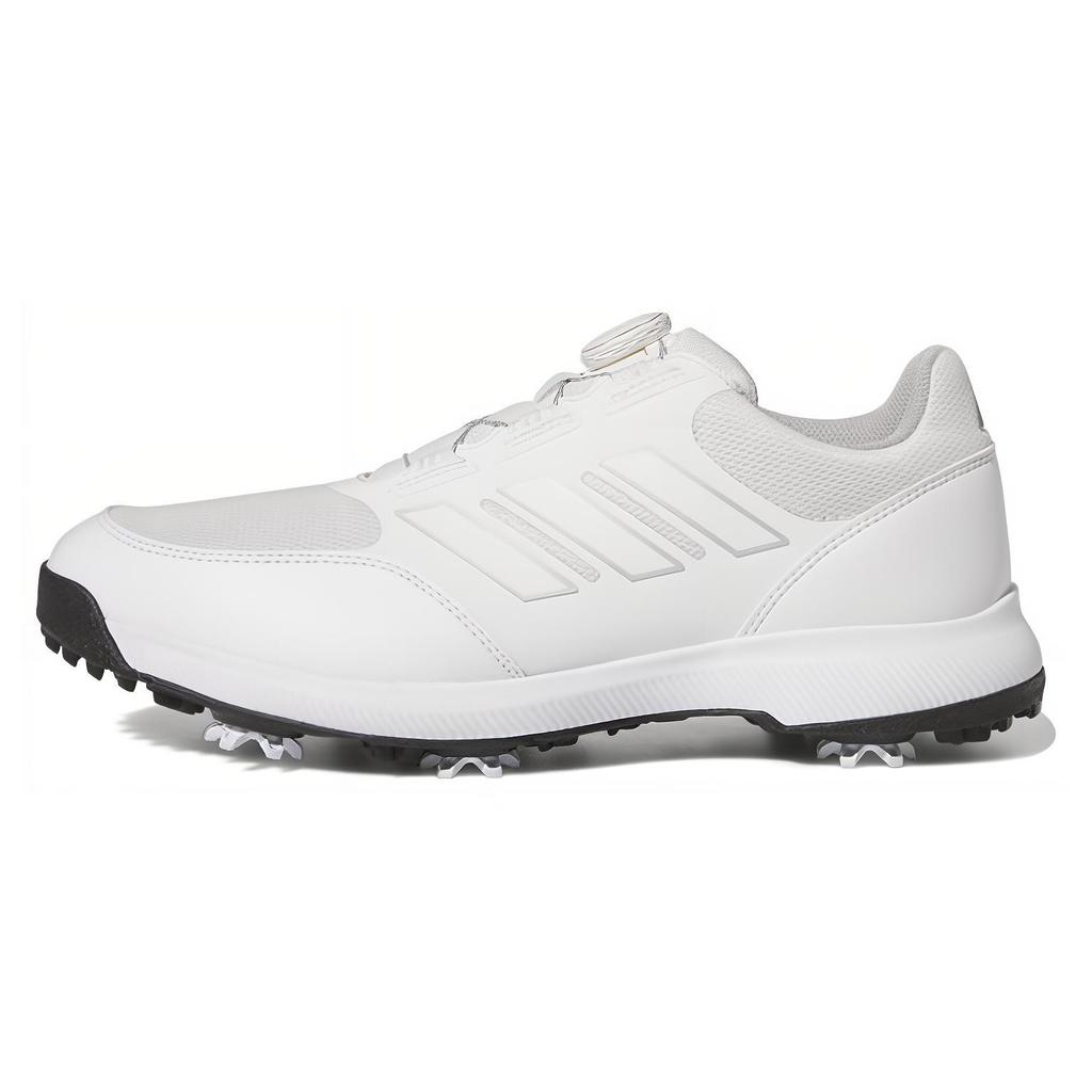Adidas Tech Response Boa Slip Resistant Durable Lightweight Low Top Golf Shoes Men Sneakers White Silver HQ1210