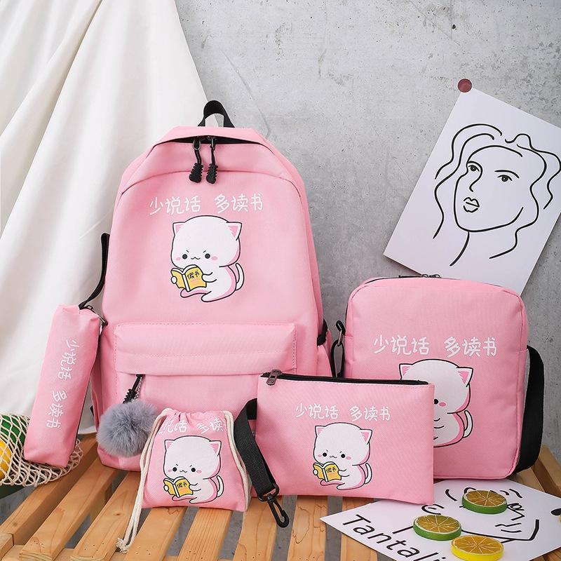 school bolsa for girls with pouch