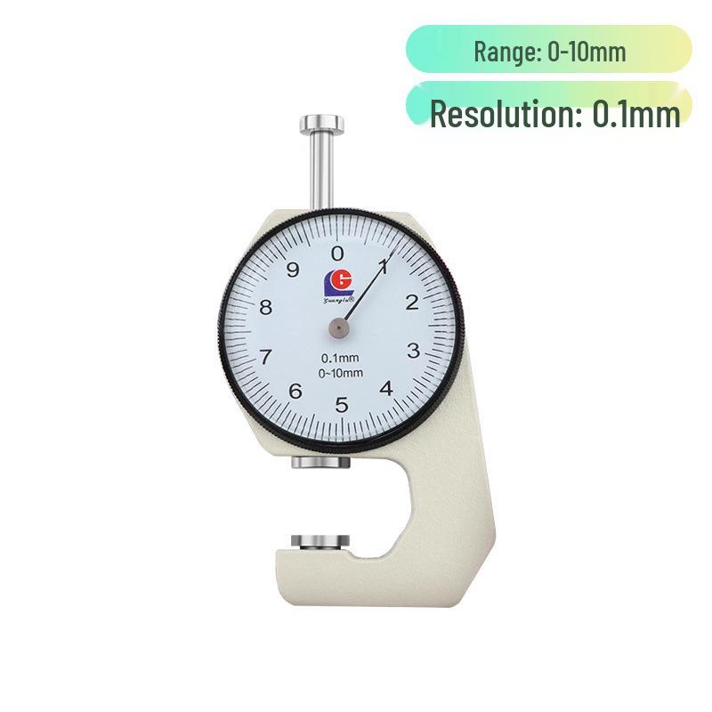 High-Precision Digital Thickness Gauge 0-10mm for Paper and Film.