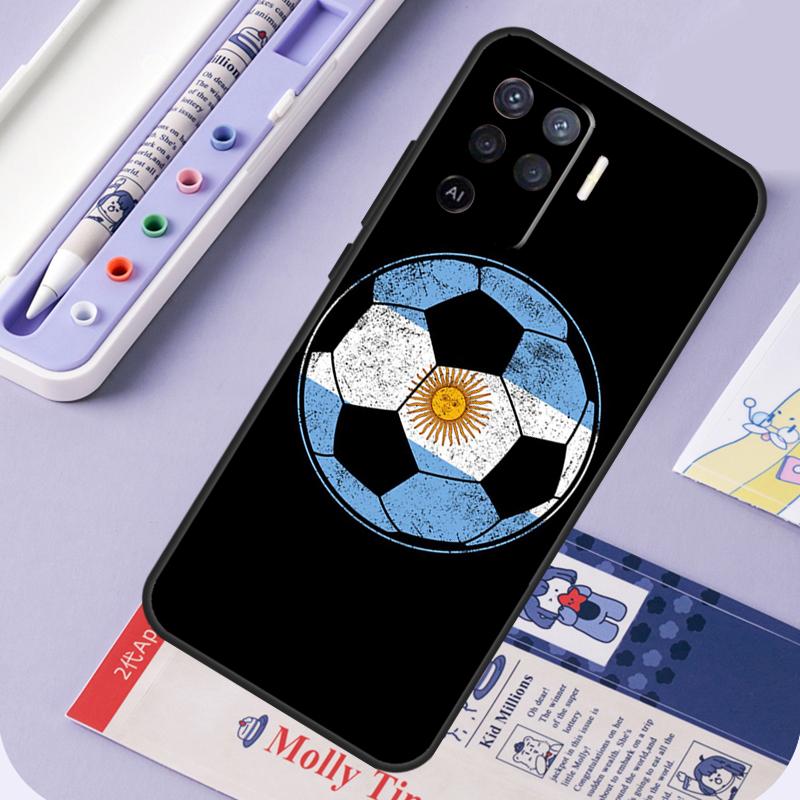 Argentina Flag For Oppo A60 A80 A40 A94 A74 A54 A15 A18 A38 A58 A78 A98 A16 A76 A96 A57 A17 A77 A5 Pro Case