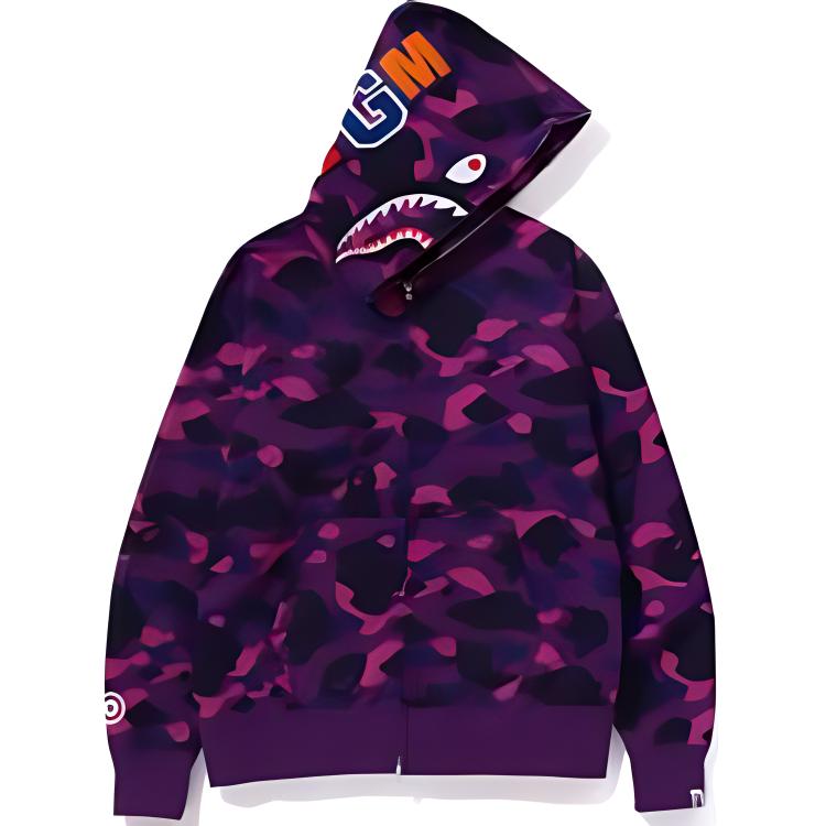 Bape Krāsu Kamuflāžas Haizivs Plaša Pielāgojuma