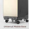 Adjustable Universal Wheel Mobile Rack Retractable 4 Locking Wheels Furniture Moving Base Noise Reduction Multi-functional