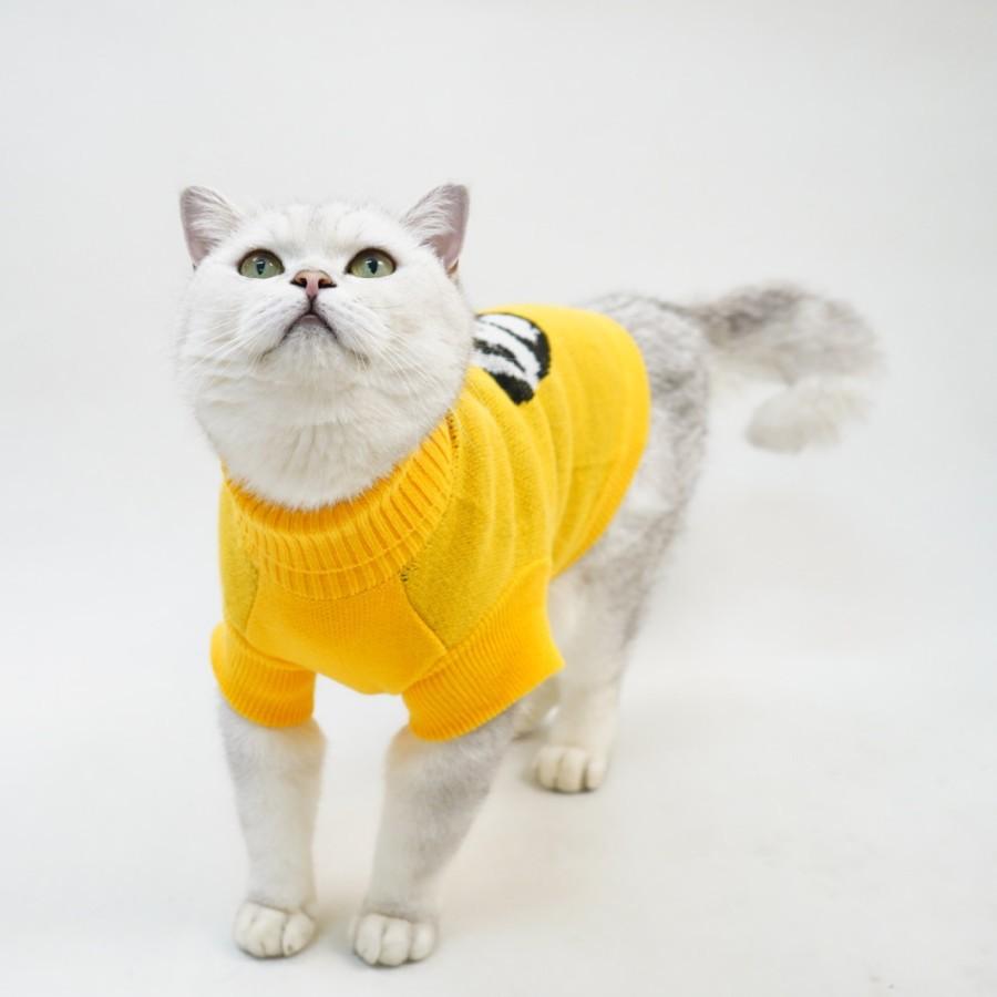Pet it cat clothes autumn and winter pet sweater warm cute cat clothes hairless German puppet cat dog universal