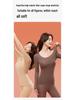 Fixed Cup 5.0 Ultra-Thin Seamless Warm Women's Underwear Set with Built-In Bra, Base Layer for Autumn.