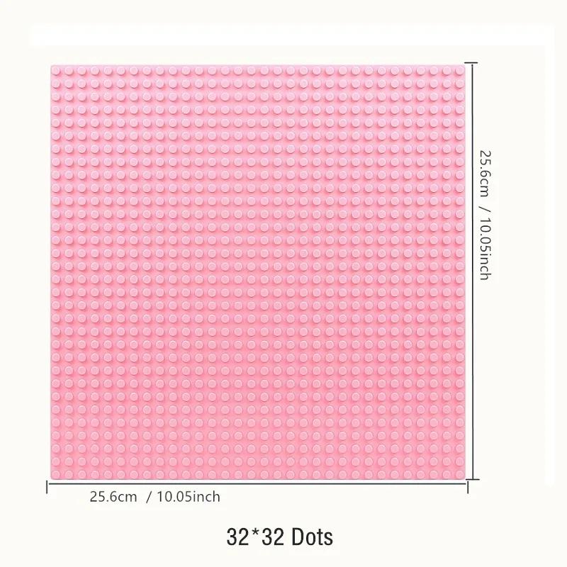Non-Toxic 32*32*16*16 Dots Base Plate Building Block Diy City Traffic Road Figures Construction Toys Bricks Baseplates For Kids Toys