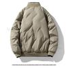 Men's Parka Jacket Winter Warm Baseball Collar Outdoor Ski Bread Jacket Casual Windproof Thickened Travel Cotton-Padded Jacket