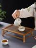 Handmade Bamboo Tea Table, Tea Tray, Dry Brewing Table, Pot Holder, Tea Set Storage, Tea Sea Storage Rack, Cup Holder