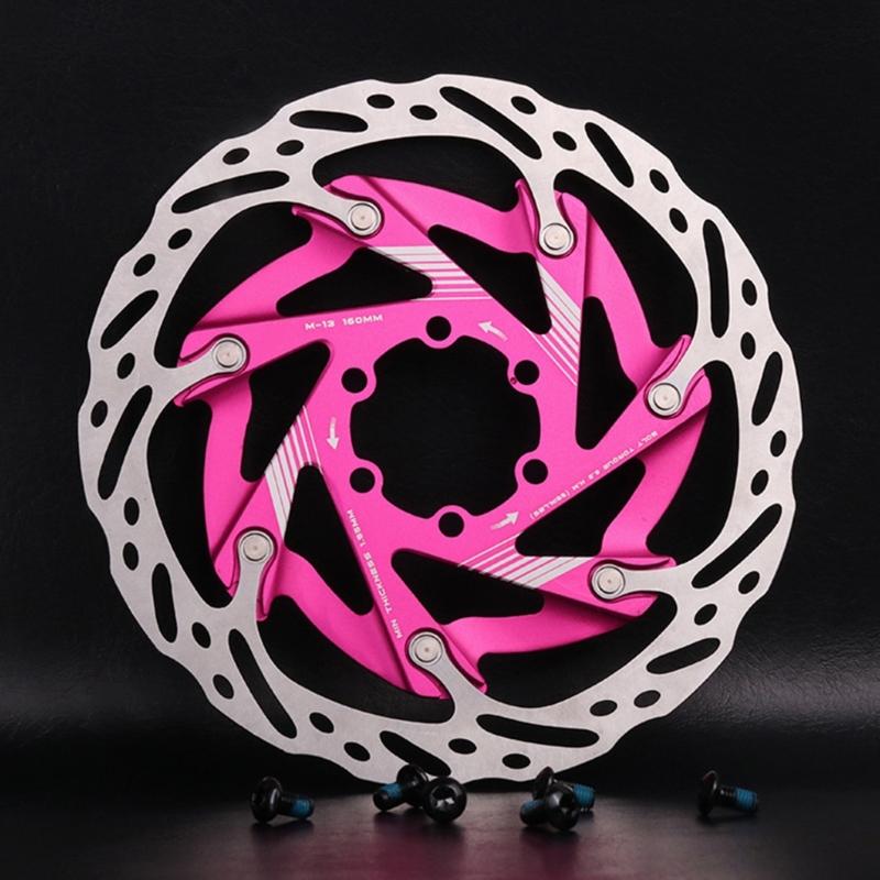 Hollow Road Bike Brake Disc Mountain Bicycles Brake Rotor Central Locking Road Bike Oil Disc Brake Rotors 160mm