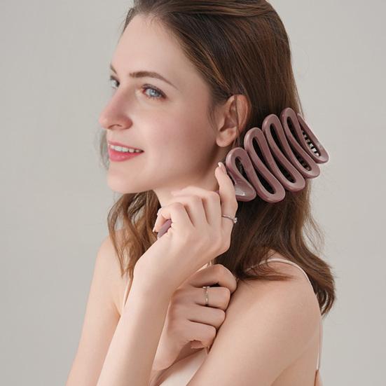 Boar Bristle Hair Brush Portable Anti-static Vented Hair Paddle Brush Women Scalp Massage Hair Voluming Styling Detangling Comb