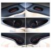 Non-slip Rubber Mat Door Groove for Nissan Almera N17 Sunny Versa Latio 2014~2017 Gate Slot Cup Pad Car Stickers Accessories