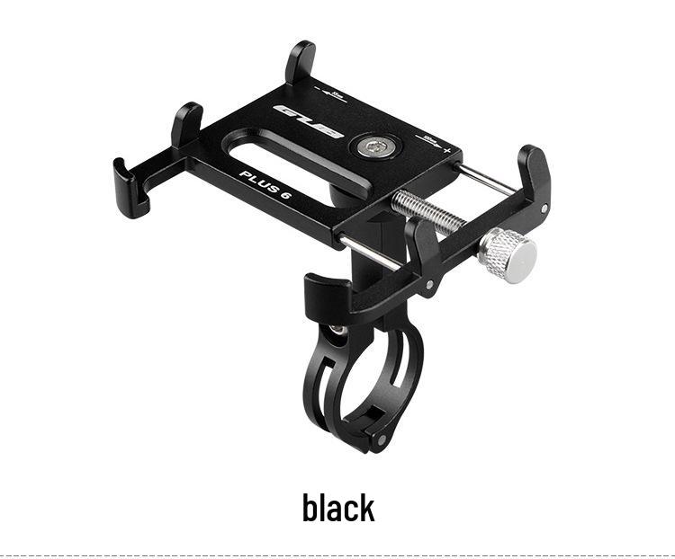 GUB PLUS 6 Aluminum 360° Rotating Phone Holder for Bicycle, Scooter, Motorcycle 22.2-31.8mm