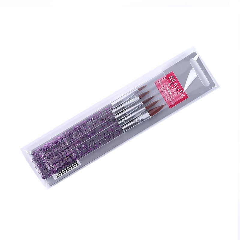 Hot Sale 2025 5Pcs Set Nail Brush Engraving Dotting Drawing Painting UV Gel Carving Pen Acrylic Beauty Nail Art Tools