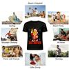 Christmas Winnie the Pooh Number Print Casual Top for Adults Kids Pure cotton T-shirt