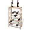 Day and Night - Day and Night Wine Rack with Shelves for 25 Bottles Solid Fir Wood