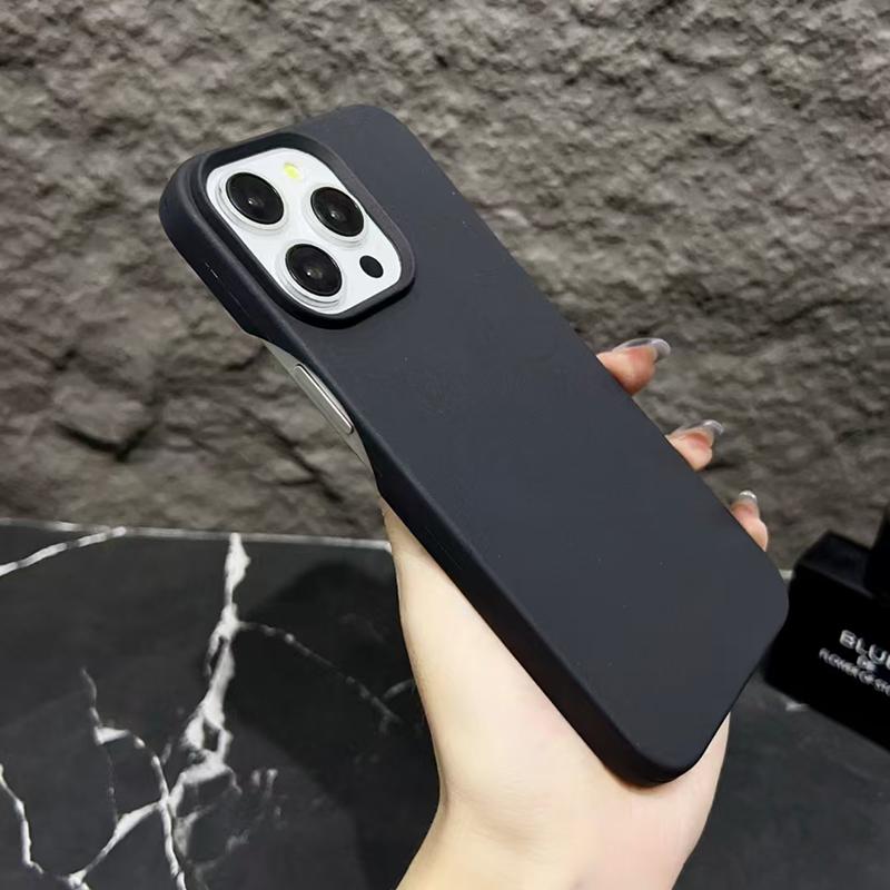 Custodia di Lusso in Silicone Mezza Copertura Color Caramella per iPhone 16 15 14 13 12 11 Pro Max Ultrasottile Colorata in TPU Morbido Copertura Posteriore