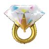 Diamond Ring Balloon Valentine's Day Proposal Balloon Wedding Room Decoration Diamond Ring Aluminum Film  Balloon