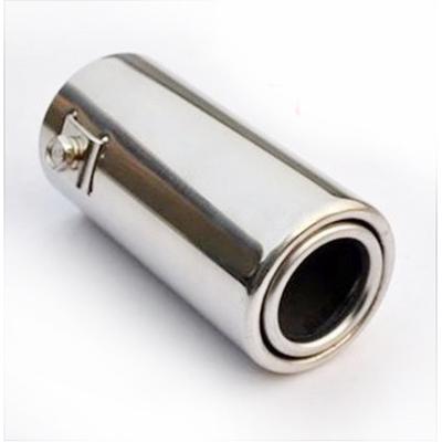 Tubo silenciador de escape de coche de acero inoxidable de 51mm de diámetro de entrada, garganta trasera modificada A1