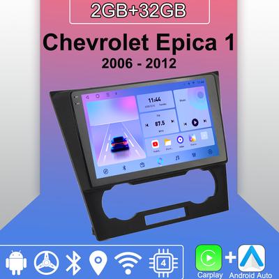 Android Autorádio Carplay Pro Chevrolet Epica 1 2006 - 2012 Multimediální Přehrávač Hlavní Jednotka Stereo GPS Navigace BT WIFI 2+32GB