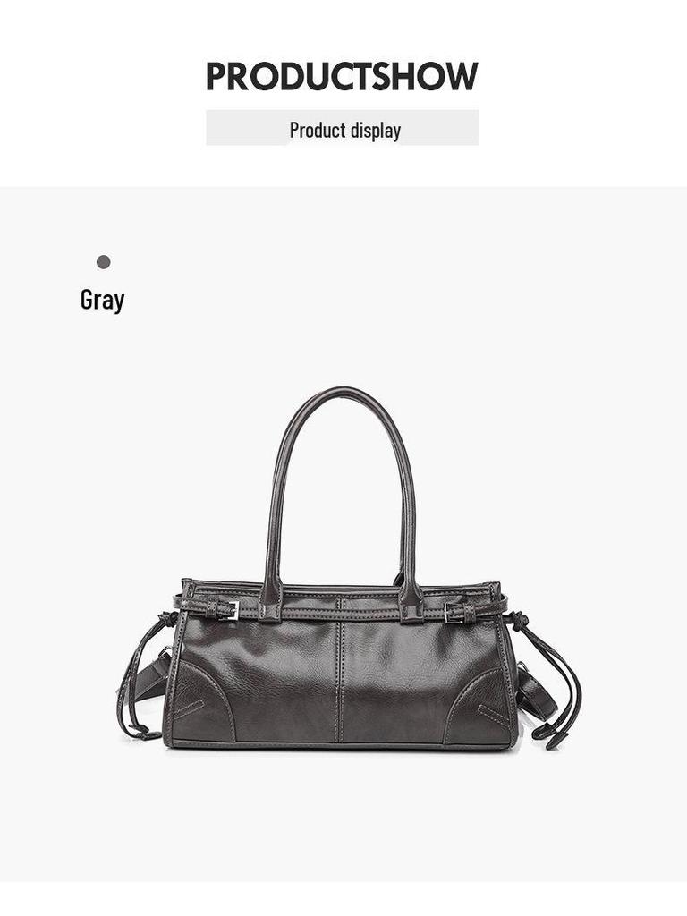 Autumn 2025 Retro High-End French Tote Bag with Large Capacity