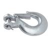 3Celsius8 Inch   Chain Hook 18000lb Load Capacity Alloy Steel Zinc Clevis Slip Hook with     for Trailer Truck Agricultural Equipment