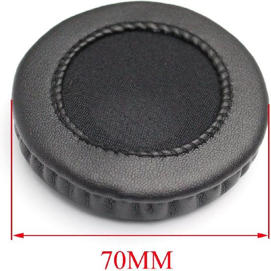 Замена амбушюр Sony MDR - Черные амбушюры для наушников MDR-V150 V250 V300 V100 V200 V400 DR-BT101 ZX100 ZX300 - 70 мм