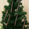 10 PCS Christmas Acrylic Candy Canes Sweet Christmas Tree Hanging Ornaments