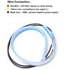 1pcs 30cm Car DRL LED Strip Flexible Water Resistant Daytime Running Lights Turn Signal Brake Multi-Color Function