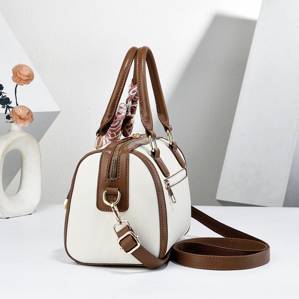 Exquisite Oriental Embroidery Daily Handbag For Middle Aged Ladies, Multi-purpose Top Handle Shoulder Crossbody Gift Bag