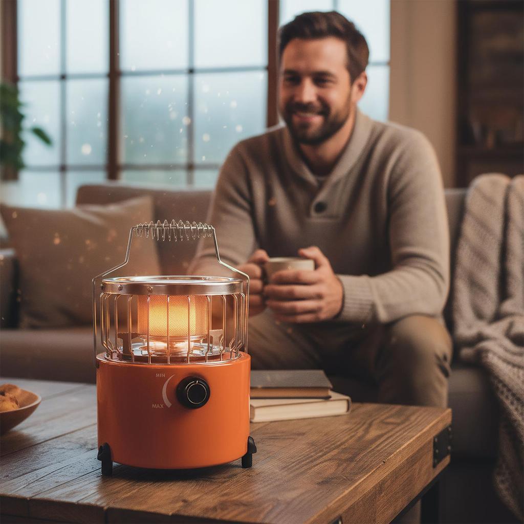 Portable Gas Stove Heating Cooker Camping Tent Heater For Outdoor Travel Outside Hiking Patio Garage Ice Fishing Garden