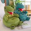 Kindersofa-Sitz, weicher Stoffbezug, abnehmbar und waschbar, Cartoon-Dinosaurier-Tier-Sofa-Plüsch-Stuhl-Schutzhülle