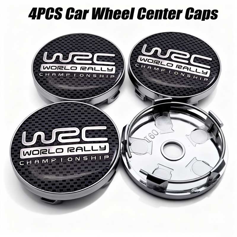 4pcs 56mm 60mm Universal WRC Emblem Car Wheel Center Cover Hub Cap Sticker For FORD 120a TOYOTA Volkswagen KIAa120